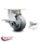 Service Caster 4 Inch Kingpinless Thermoplastic Rubber Wheel Caster with Brake and Swivel Lock SCC-KP30S420-TPRRF-SLB-BSL - alternate 3